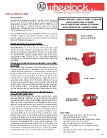 Preview for 1 page of Wheelock AHWP Series Specification