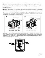 Preview for 4 page of Wheelock E50-241575W Installation Instructions Manual