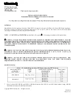 Wheelock EWP Installation Instructions preview