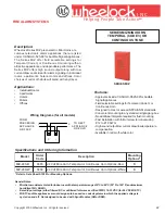 Preview for 1 page of Wheelock MIZ-24S-R Specification