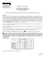 Preview for 1 page of Wheelock NS4-121575W* Installation Instructions Manual