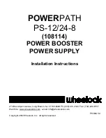 Предварительный просмотр 1 страницы Wheelock POWERPATH PS-12-24-8 Installation Instructions Manual