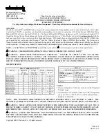 Wheelock RSS-1215W Installation Instructions Manual preview