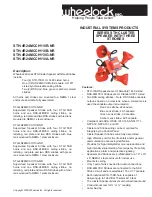 Preview for 1 page of Wheelock STH-4R24MCCH110R-NR Specification