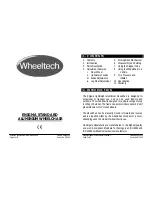 Wheeltech ENIGMA STANDARD Owner'S Handbook Manual preview