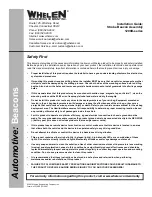 Whelen Engineering Company 1200D Series Installation Manual preview