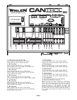 Preview for 8 page of Whelen Engineering Company CanTrol WC Installation & Operating Manual