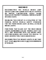 Preview for 2 page of Whelen Engineering Company DOT3 106 Series Installation Wiring Manual