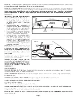 Предварительный просмотр 2 страницы Whelen Engineering Company Inner Edge Rear Deck Interior Lightbar Installation Manual