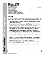 Preview for 1 page of Whelen Engineering Company ISP8HS Installation Manual