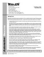 Whelen Engineering Company L22 LED Beacon Installation Manual preview