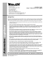 Preview for 1 page of Whelen Engineering Company Liberty WeCan Duo-Color Installation Manual