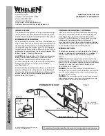 Preview for 1 page of Whelen Engineering Company NITEBEAM H.I.D. Mounting Manual