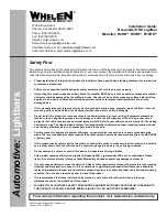 Whelen Engineering Company Responder R2HD Series Installation Manual preview