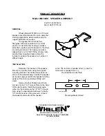 Whelen Engineering Company WS100CH Product Description предпросмотр