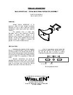 Preview for 1 page of Whelen Engineering Company WSXPL60 Series Product Description