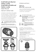 whi SBLY 1403 Product Instructions preview