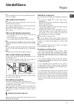 Предварительный просмотр 71 страницы Whirlpool 1082347 Operating Instructions Manual