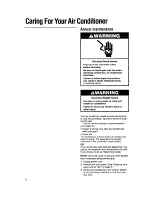 Preview for 6 page of Whirlpool 1159801 Use And Care Manual