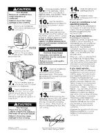 Preview for 4 page of Whirlpool 1163505 Installation Instructions