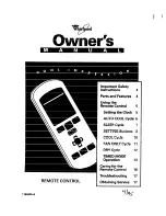 Preview for 1 page of Whirlpool 1180435-A Owner'S Manual