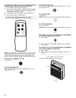 Preview for 10 page of Whirlpool 1187617 Use And Care Manual