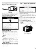 Предварительный просмотр 5 страницы Whirlpool 1188018 Use And Care Manual