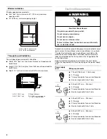 Предварительный просмотр 4 страницы Whirlpool 1188127 Use And Care Manual