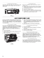 Preview for 16 page of Whirlpool 1188127 Use And Care Manual