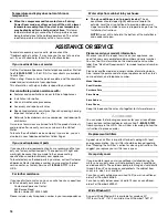 Preview for 18 page of Whirlpool 1188127 Use And Care Manual