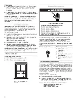 Preview for 4 page of Whirlpool 1188176 Use And Care Manual