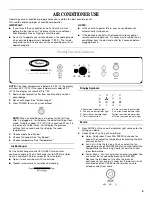 Preview for 9 page of Whirlpool 1188176 Use And Care Manual