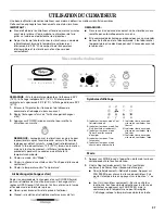 Preview for 37 page of Whirlpool 1188176 Use And Care Manual