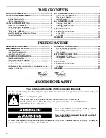 Preview for 2 page of Whirlpool 1188177 Use And Care Manual