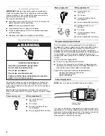 Preview for 4 page of Whirlpool 1188177 Use And Care Manual