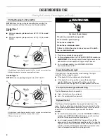 Preview for 4 page of Whirlpool 1188826 Use And Care Manual