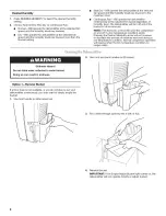 Предварительный просмотр 6 страницы Whirlpool 1188927 Use And Care Manual