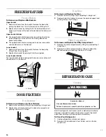 Предварительный просмотр 17 страницы Whirlpool 12828125 Use & Care Manual