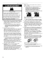 Preview for 16 page of Whirlpool 1903WH User Instructions