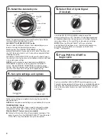 Preview for 8 page of Whirlpool 1CWED4900DW0 Use And Care Manual