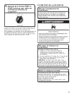 Preview for 21 page of Whirlpool 1CWED4900DW0 Use And Care Manual