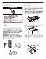 Preview for 9 page of Whirlpool 1VET27DKGW1 Use & Care Manual