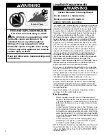 Предварительный просмотр 4 страницы Whirlpool 201553 Installation Instructions And Use & Care Manual