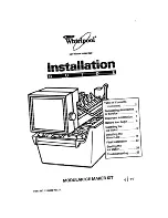 Preview for 1 page of Whirlpool 2155462 Installation Manual