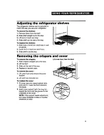 Предварительный просмотр 9 страницы Whirlpool 2183013 Use And Care Manual