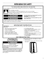 Preview for 3 page of Whirlpool 2188766 Use & Care Manual