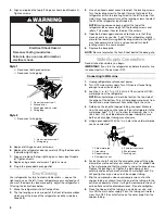 Preview for 8 page of Whirlpool 2188766 Use & Care Manual