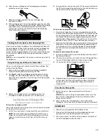 Preview for 13 page of Whirlpool 2188766 Use & Care Manual