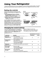 Предварительный просмотр 8 страницы Whirlpool 2193496 User And Care Manual