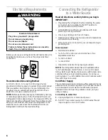 Предварительный просмотр 6 страницы Whirlpool 2199011 Refrigerator Use & Care Manual